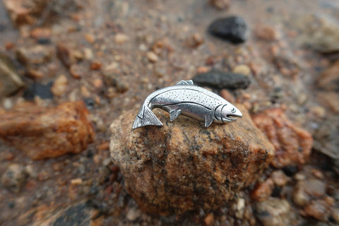 Rainbow Trout Lapel Pin