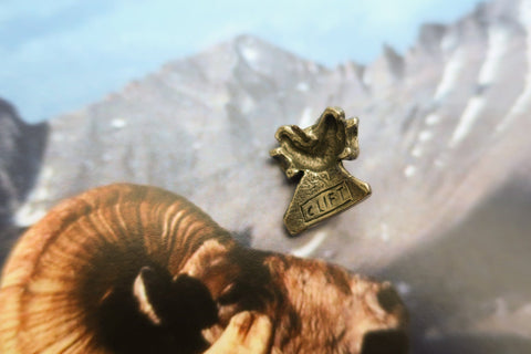 Ram's Head Lapel Pin