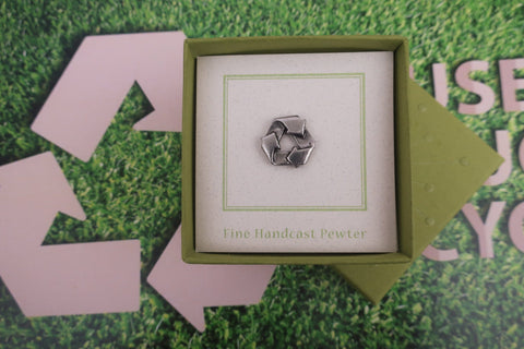 Recycle Symbol Lapel Pin