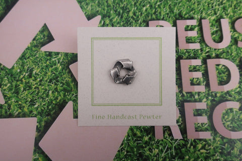 Recycle Symbol Lapel Pin