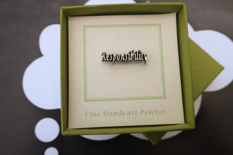 Responsibility Lapel Pin