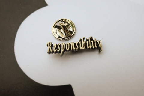 Responsibility Lapel Pin
