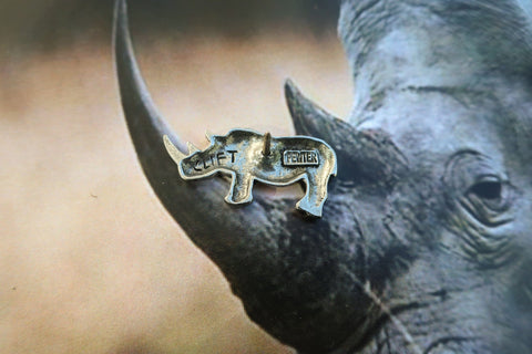 Rhinoceros Lapel Pin