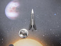 Rocket Lapel Pin