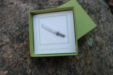 Samurai Sword Lapel Pin