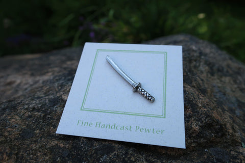 Samurai Sword Lapel Pin