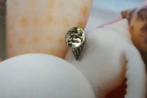 Seashell Lapel Pin