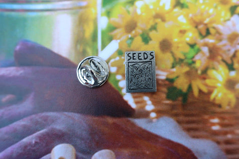 Seed Packet Lapel Pin