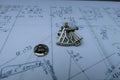 Sextant Lapel Pin