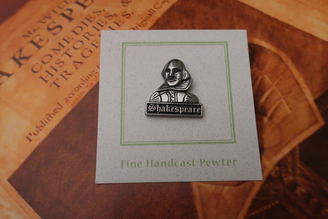 Shakespeare Lapel Pin