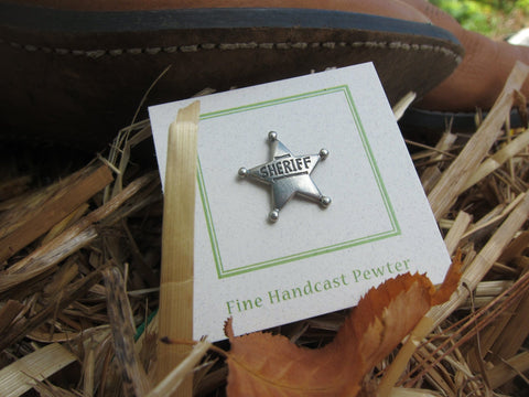 Sheriff Star Lapel Pin