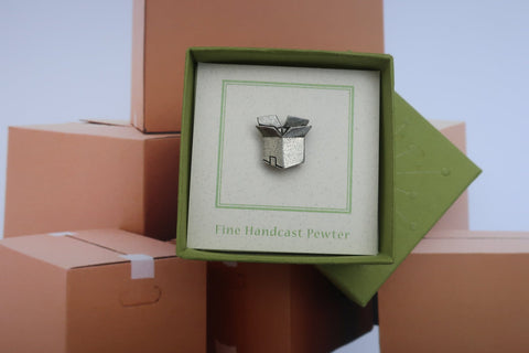 Shipping Box Lapel Pin