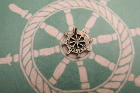Ship's Wheel Lapel Pin