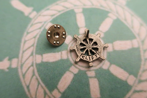 Ship's Wheel Lapel Pin