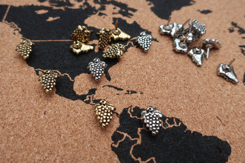 Grape Map Pins