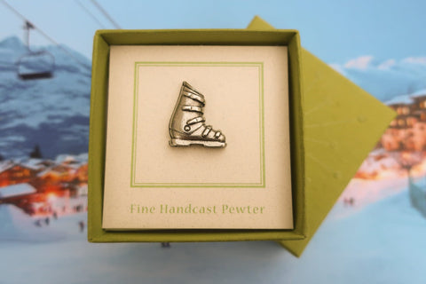 Ski Boot Lapel Pin