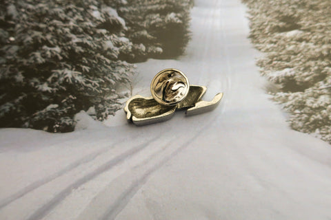 Snowmobile Lapel Pin