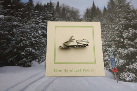 Snowmobile Lapel Pin