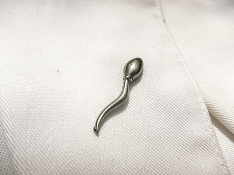 Sperm Lapel Pin