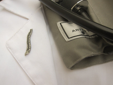 Spine Lapel Pin