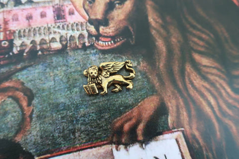St Mark's Lion Gold Lapel Pin