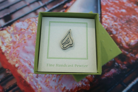 Steak Lapel Pin
