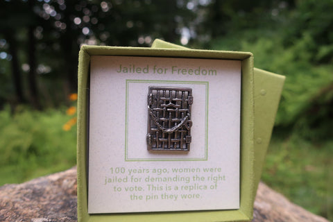 Suffragette Jail Door Lapel Pin