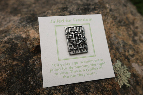Suffragette Jail Door Lapel Pin
