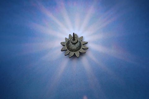 Sun Face Lapel Pin