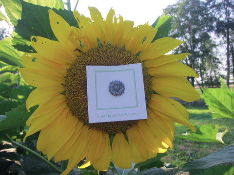 Sunflower Lapel Pin