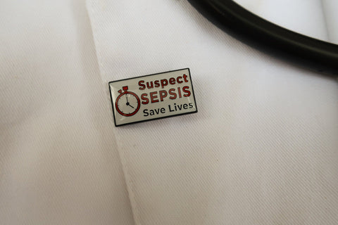Suspect Sepsis Enamel Pin