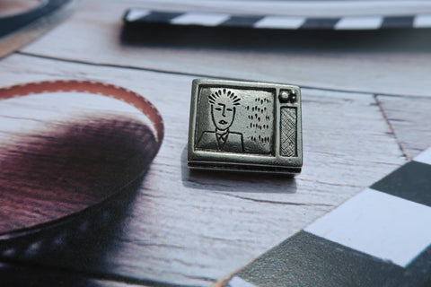 T.V. Talking Heads Lapel Pin