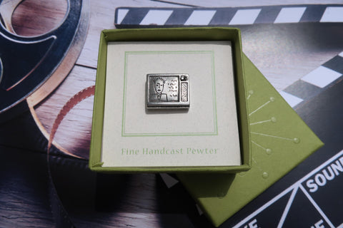 T.V. Talking Heads Lapel Pin