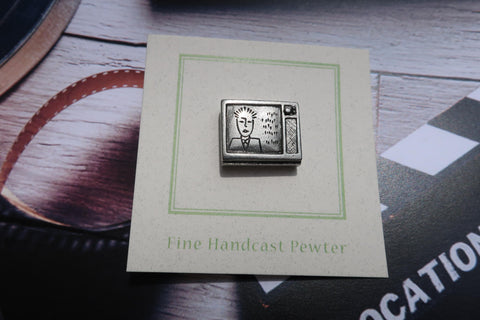 T.V. Talking Heads Lapel Pin