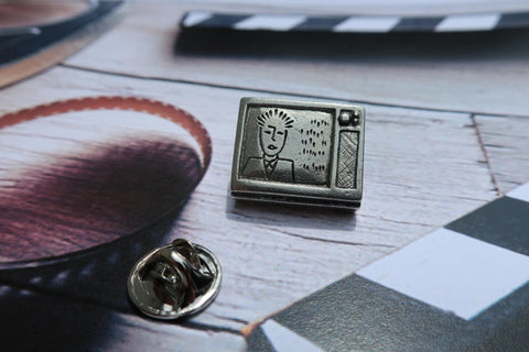 T.V. Talking Heads Lapel Pin