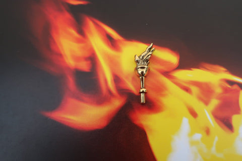 Torch Gold Lapel Pin