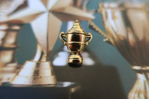 Trophy Gold Lapel Pin