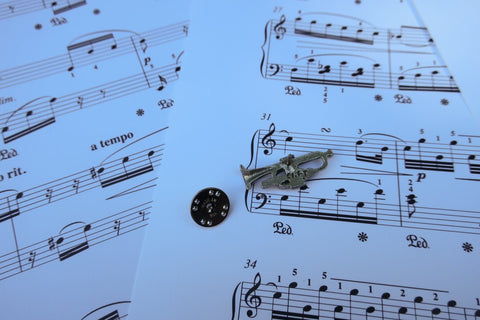 Trumpet Lapel Pin