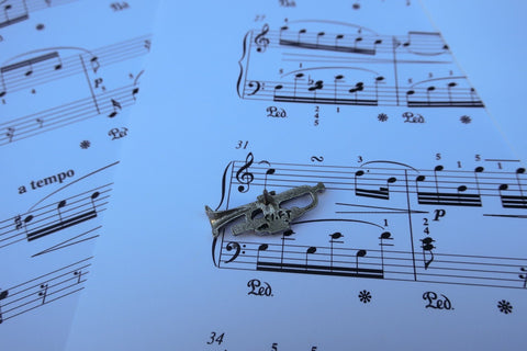 Trumpet Lapel Pin