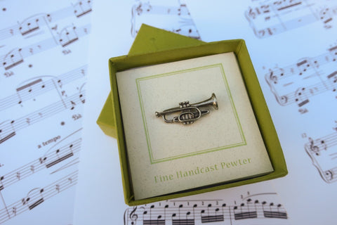 Trumpet Lapel Pin