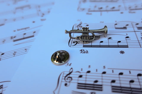 Trumpet Lapel Pin