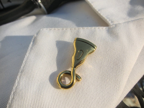 Ultrasound Wand Gold Lapel Pin