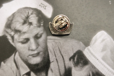 Vintage Nurse Hat Lapel Pin