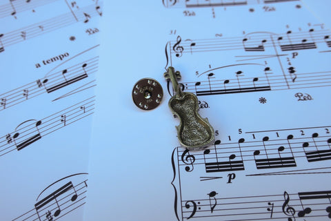 Violin Lapel Pin