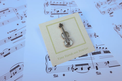 Violin Lapel Pin