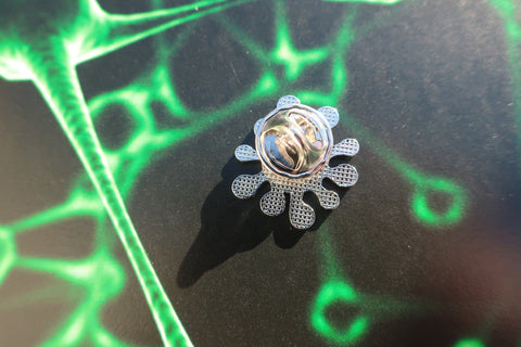 Virus Enamel Pin