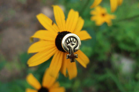 Votes for Women Gold Lapel Pin