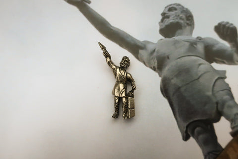 Vulcan Statue Lapel Pin