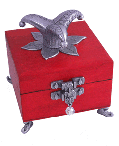 Jester Wooden Box