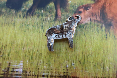 Water Buffalo Lapel Pin